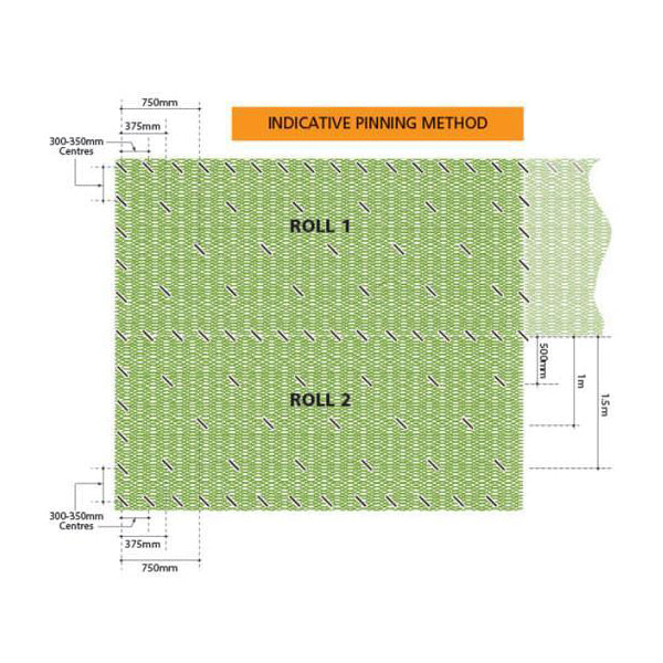 Grass Reinforcement Mesh Pin - Pack of 50