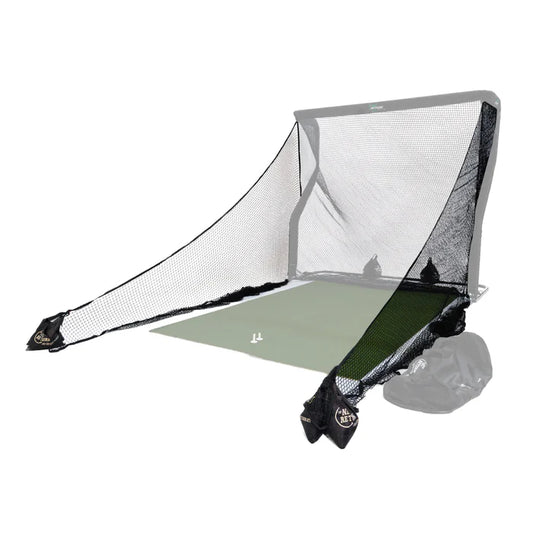 Pro Series V2 Golf Net with Side Barriers
