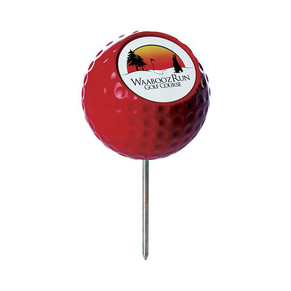 Custom Dimple Golf Ball Tee Marker Country Club International