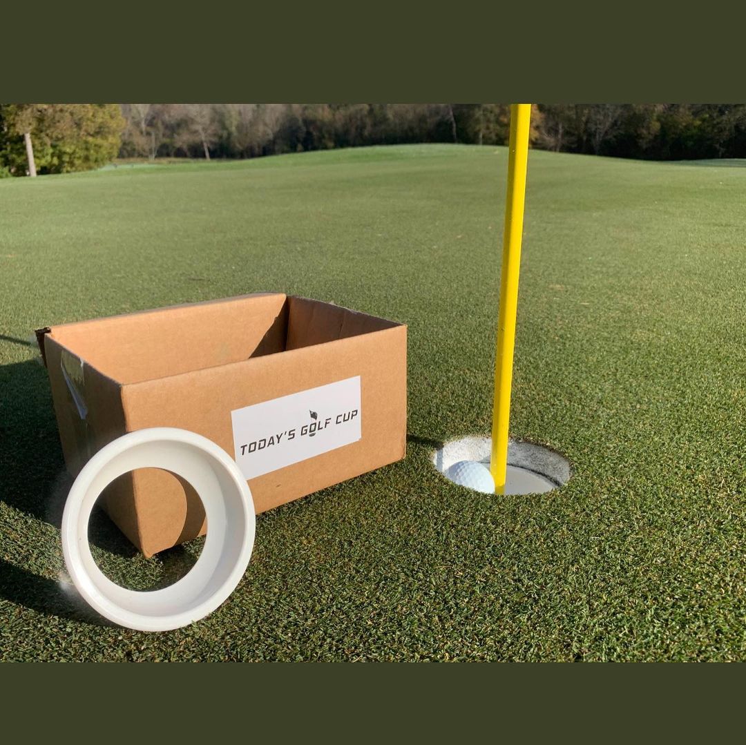 A picture containing grass, a golf cup, and golf green - Today's Golf Cup Product