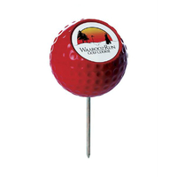 Custom Dimple Golf Ball Tee Marker