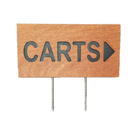 Wooden Directional Sign