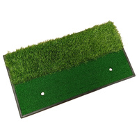 Dual Synthetic Turf Golf Mini Driving Range Mat