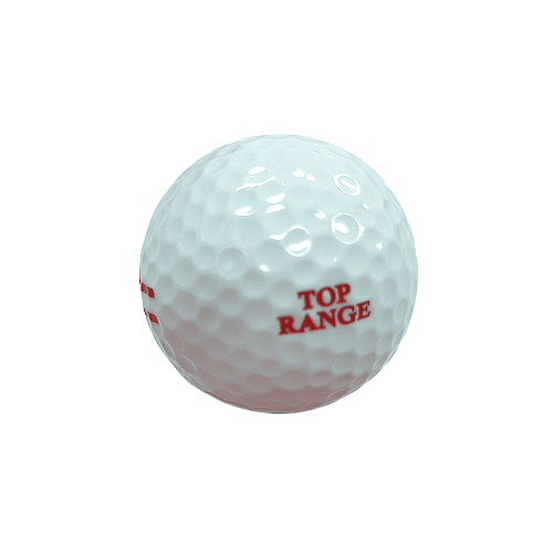 White Standard Distance Driving Range Golf Ball - One Dozen