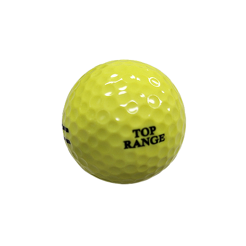 Yellow Standard Distance Driving Range Golf Ball - One Dozen