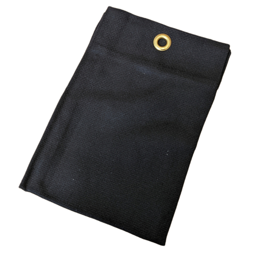 Trifold Cotton Tee Towels - Pack of 12 - Black