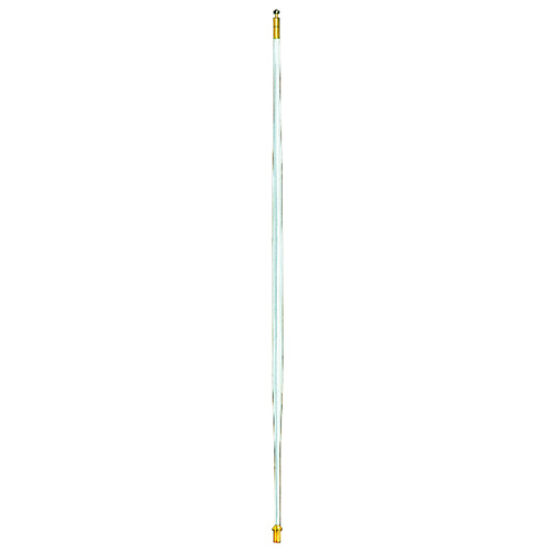 Tapered Tournament Fibreglass Golf Flag Pole - White