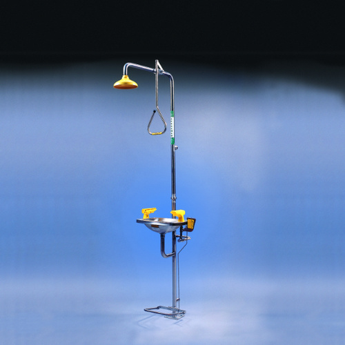 Shower with Aerated Eye and Face Wash