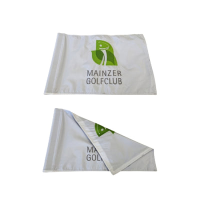 Embroidered Custom Logo Practice Green Golf Flag