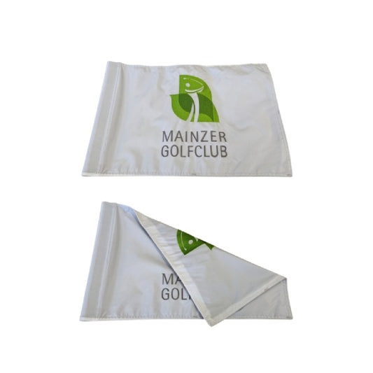 Embroidered Custom Logo Practice Green Golf Flag