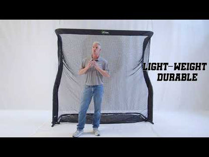 Pro Series V2 Golf Net with Side Barriers